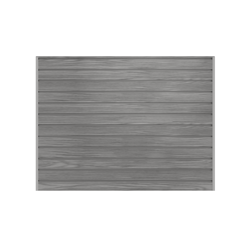 Hold Up Displays 6 Piece Slatwall Panel Set HDSW2-3x4 - Wood Pattern Gray Oak