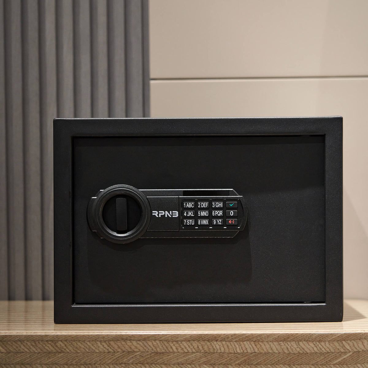 RPNB RP25ESA Electronic Home Safe with Digital Keypad On a Shelf 