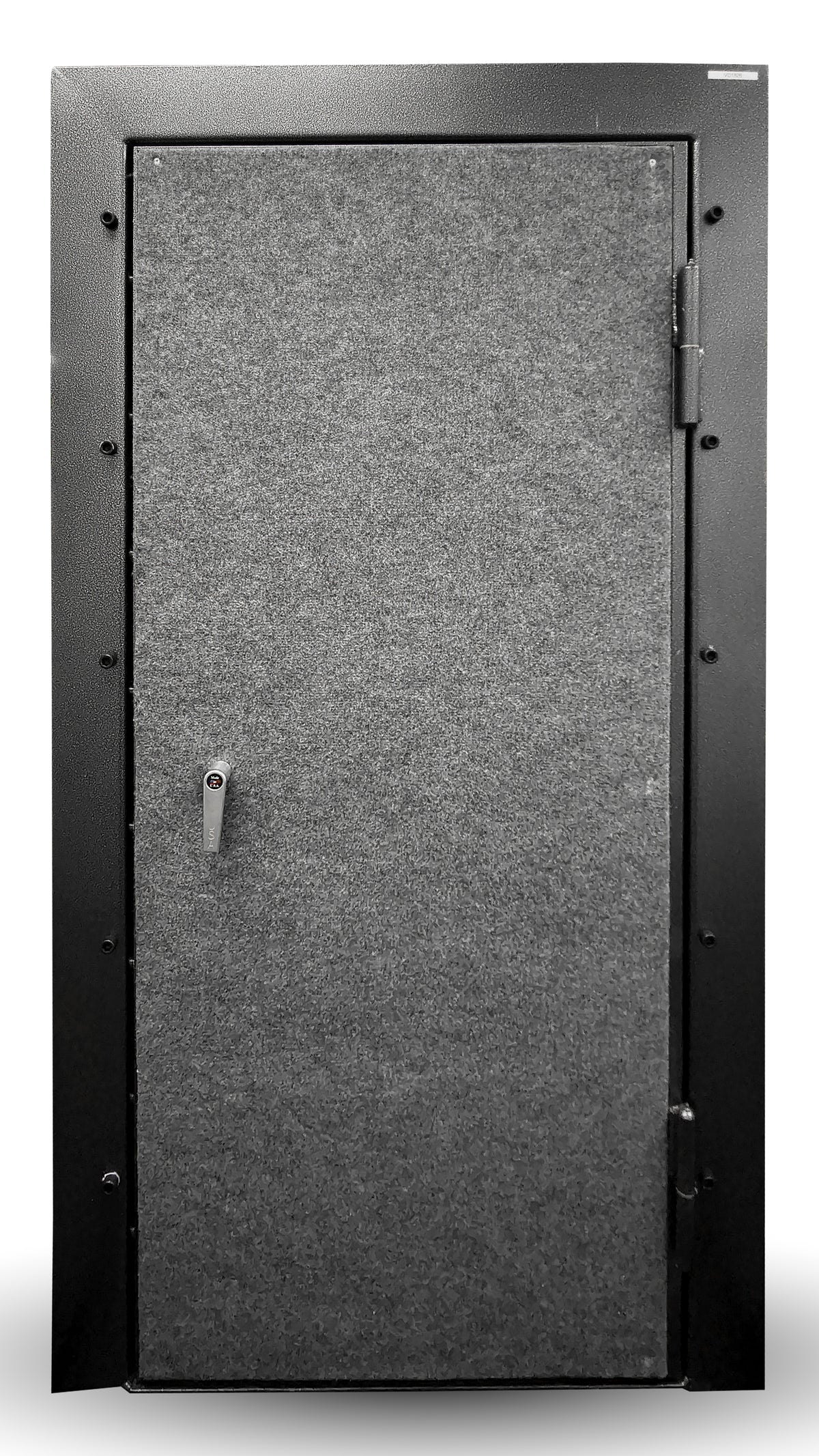 Ironman 7230 residential vault door interior panel and release handle.