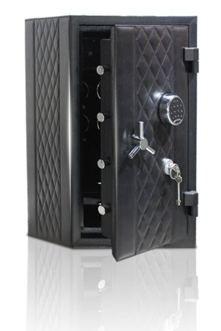 JB Watch Winder & Jewelry Safe Fireproof Door Open with Watch Winders & Jewelry Drawers