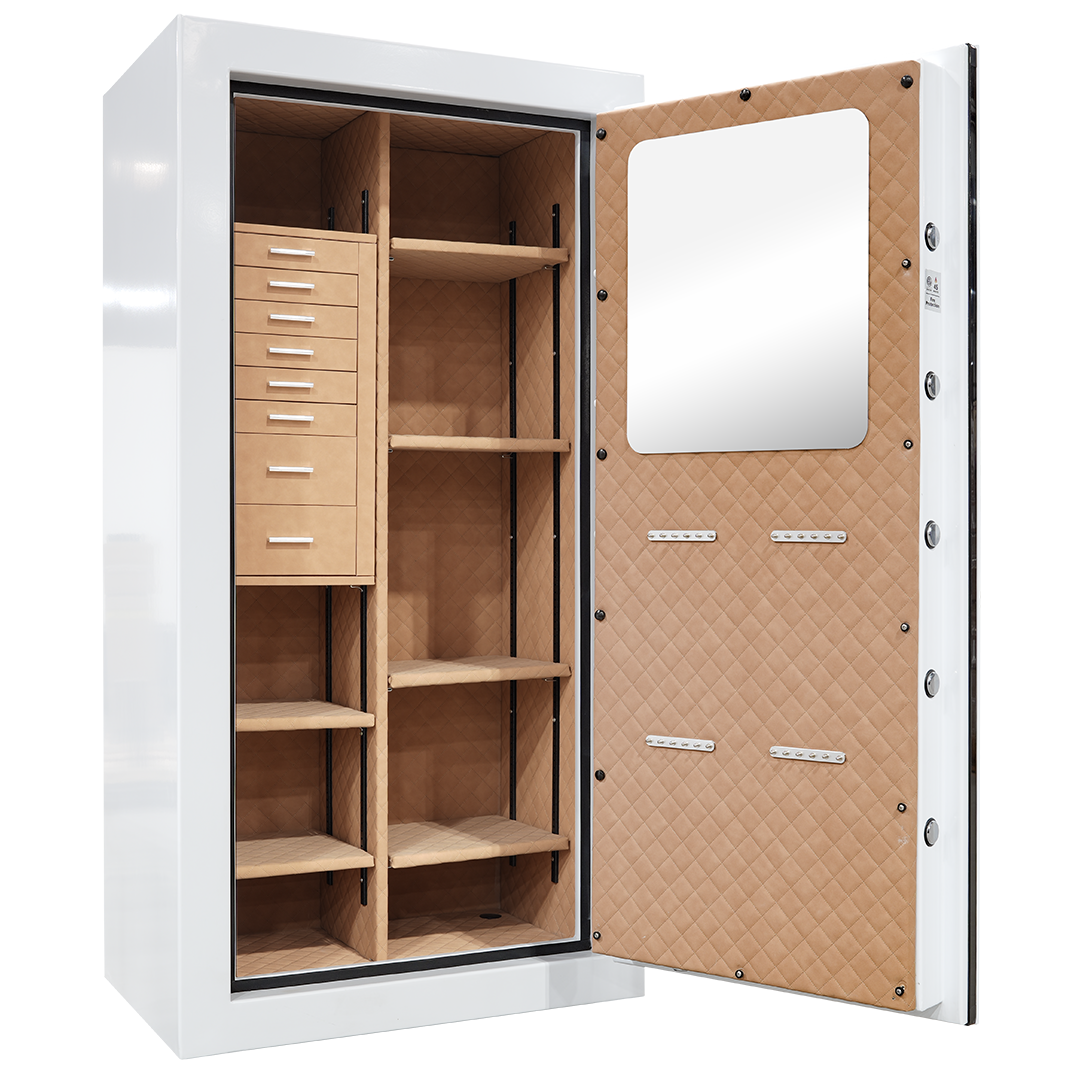 AMSEC JS5930E5 Tall & Wide Fire-Rated Jewelry Safe Door Open