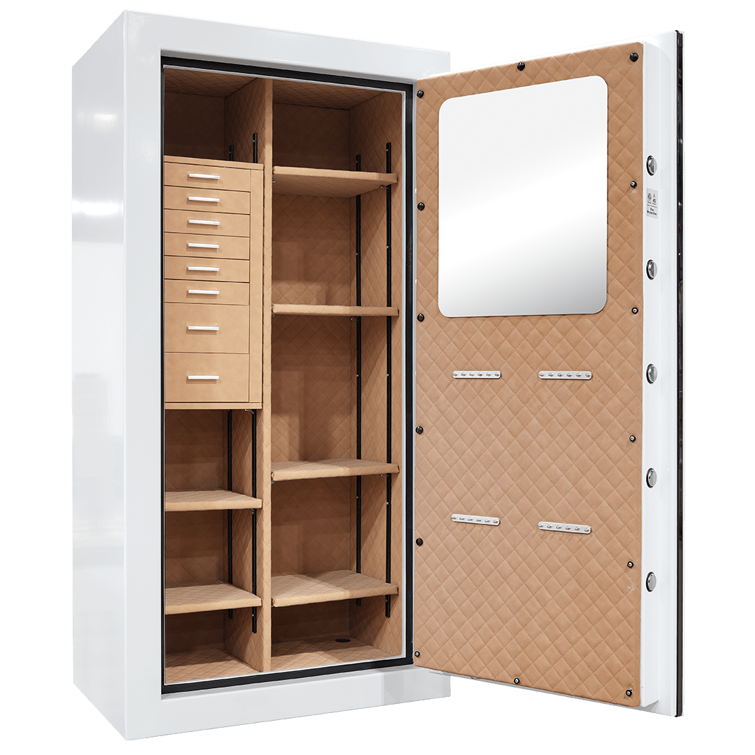 AMSEC JS5930E5 Tall & Wide Fire-Rated Jewelry Safe Door Open