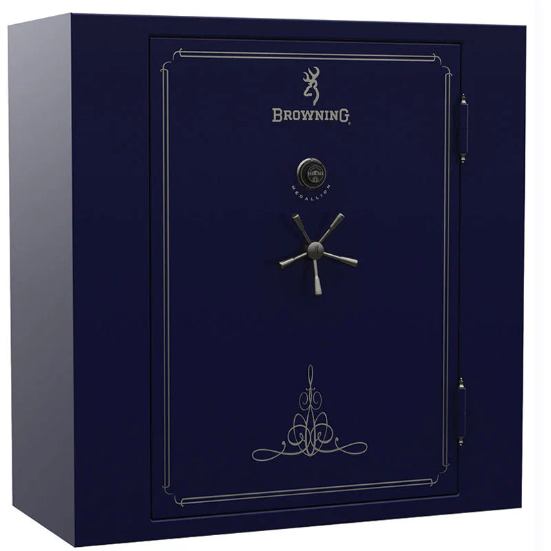 Browning Medallion Series M65 Extra-Wide Gun Safe (65-Gun Capacity) Blue Gloss