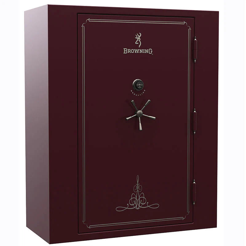 Browning Medallion Series M65T Extra-Wide Tall Gun Safe (65-Gun Capacity) Black Cherry Gloss