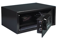 Challenger M8 Laptop Compatible In-Room Safe Black
