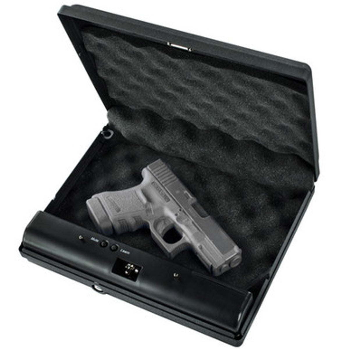 GunVault MV550-19 MicroVault Quick Access Handgun Safe with Handgun
