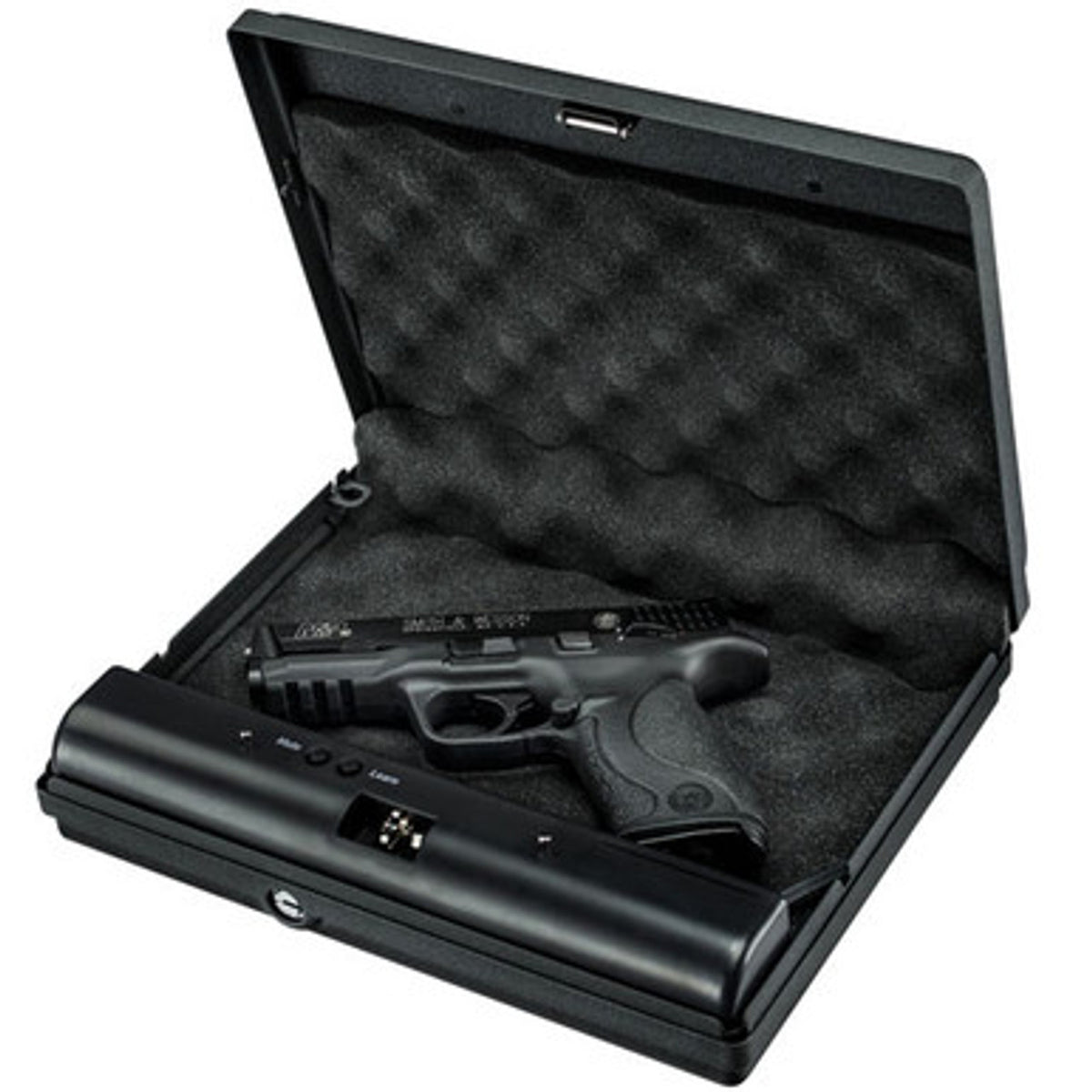 GunVault MV550-19 MicroVault Quick Access Handgun Safe Door Open