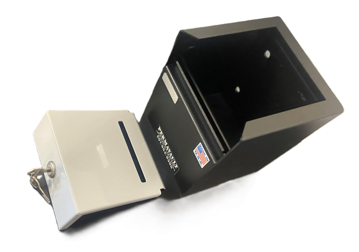Perma-Vault PRO-50-M Under Counter Drop Box Open from the Top