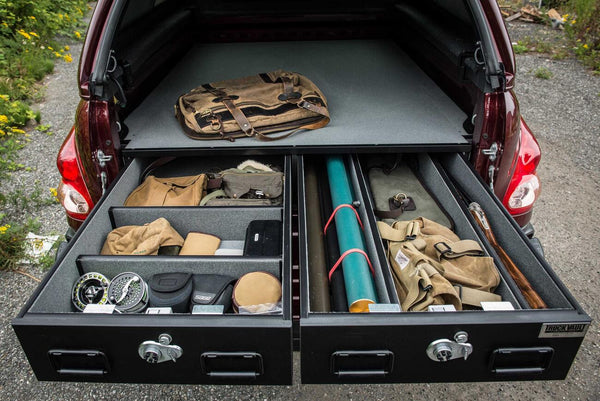 TruckVault Pickup Series Covered Bed Line Standard 2 Drawer 2006 Toyota Tundra Fishing