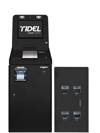 Tidel R4000 Cash Recycler + Rolled Coin Dispenser