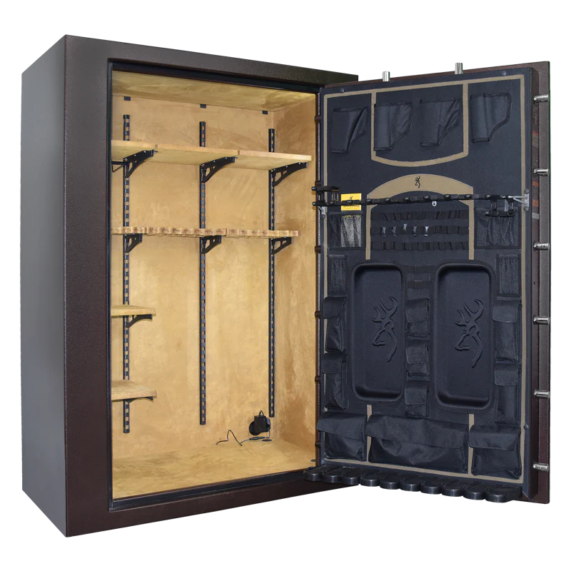 Browning RW49 Rawhide Wide 49-Gun Safe Door Open Empty