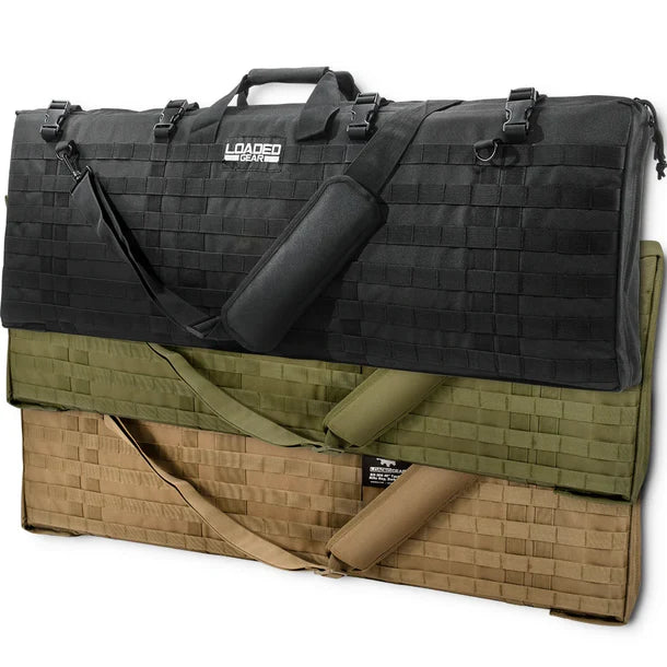 Barska BI12032 Loaded Gear 40" Tactical Shooter Mat Rifle Bag Black RX-300