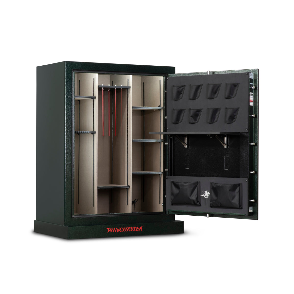 Winchester Ranger 42 Heritage Green Gun Safe with Retractable Utility Shelf and Antique Brass Hardware