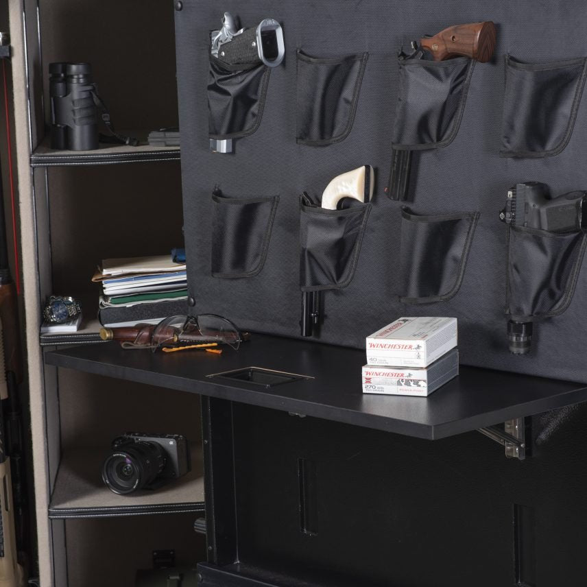 Winchester Ranger 42 Heritage Green Gun Safe with Retractable Utility Shelf and Antique Brass Hardware