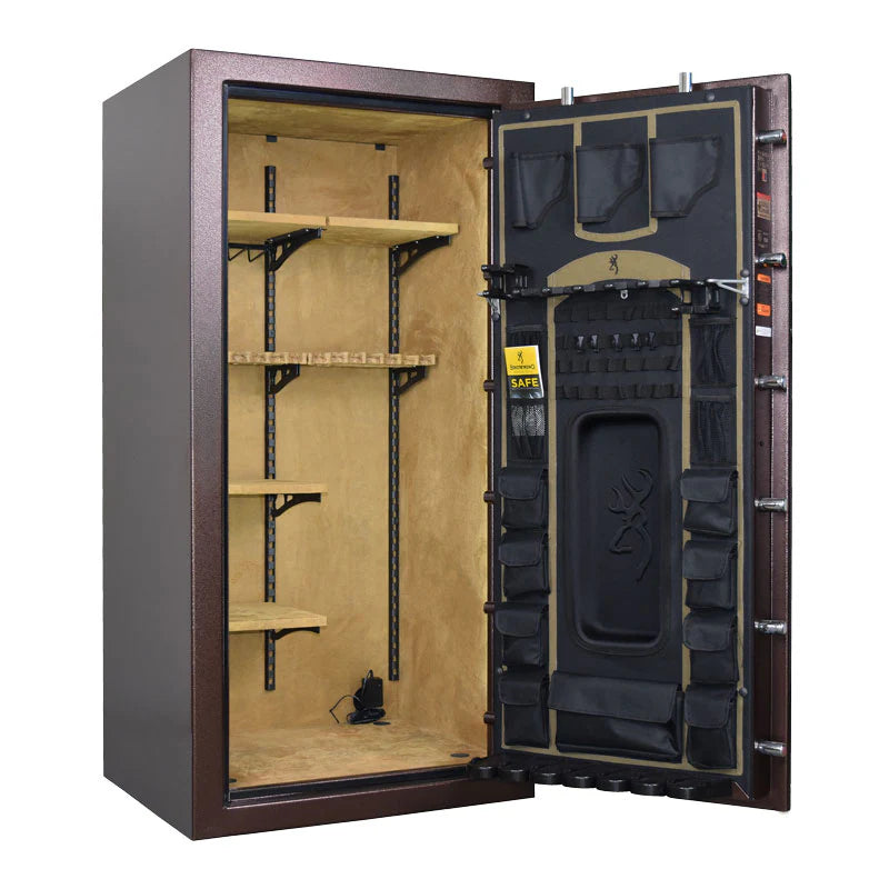 Browning RW33 Rawhide 33-Gun Safe Door Open Empty