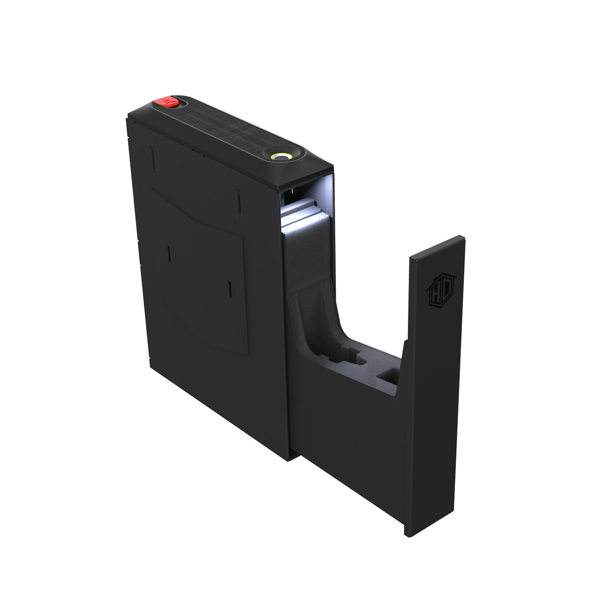 Sports Afield SA-HD7-BIO Side Mount Quick Access Biometric Handgun Safe Open