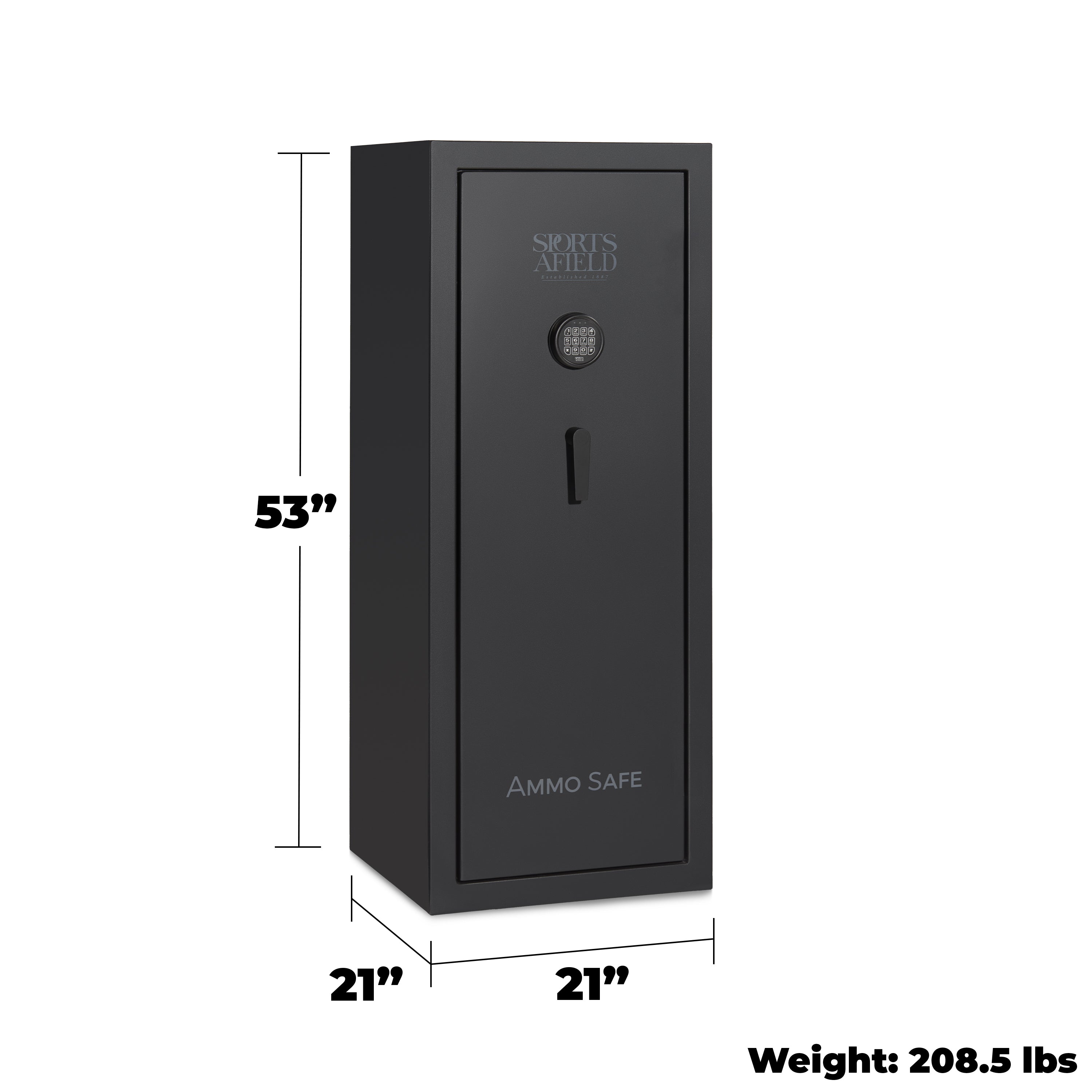 Sports Afield SA5520LZ-AMG Tactical LZ Ammo Safe - 40 Minute Fire