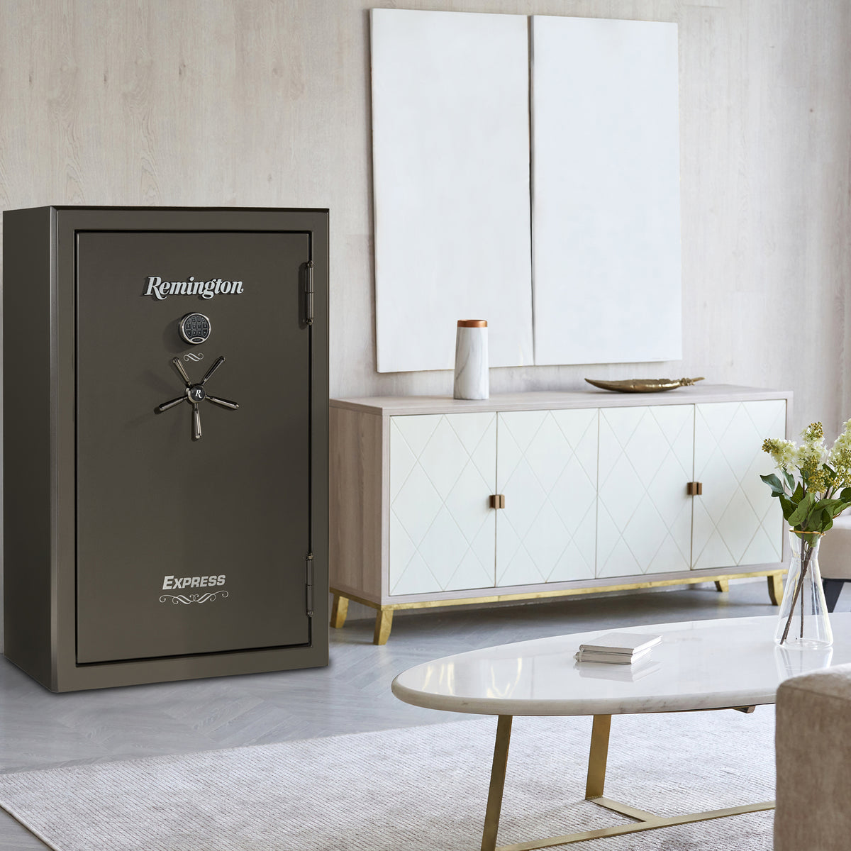 Remington SAR5944E Express Gun Safe 44+6 Gun In Living Room