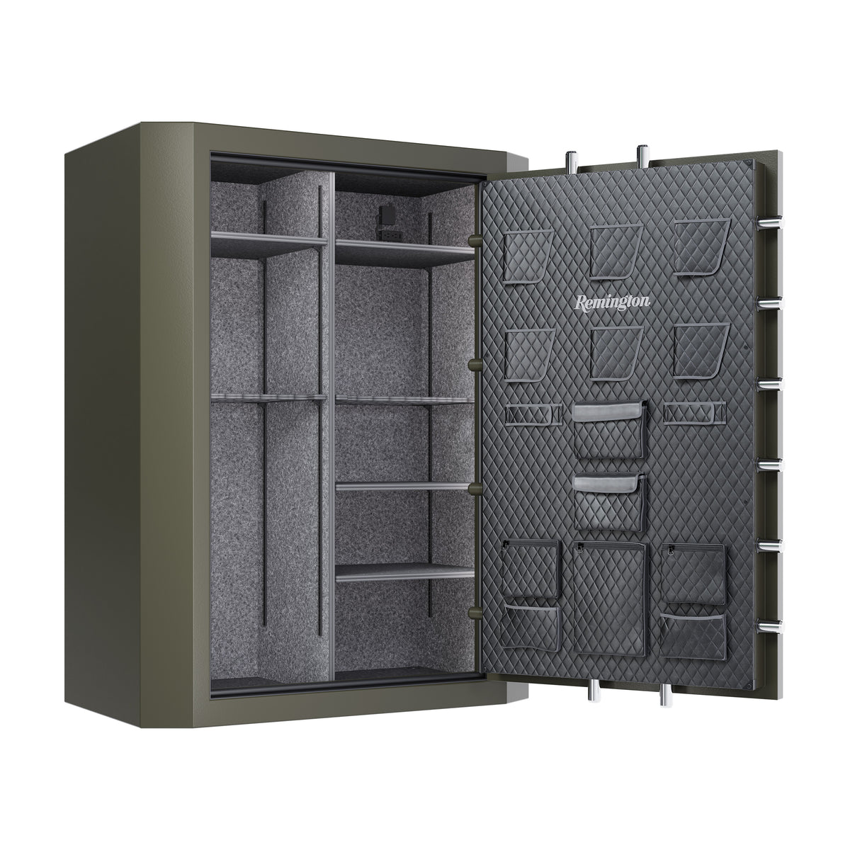Remington SAR6268-BG Big Green 60 Gun Safe Door Open Empty