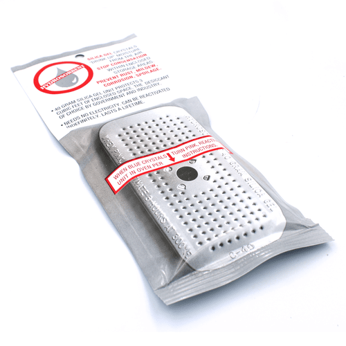 Hydrosorbent SG-40 Silica Desiccant Gel Mini Canister in Packaging