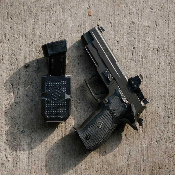 StopBox Universal Mag Carrier with Handgun