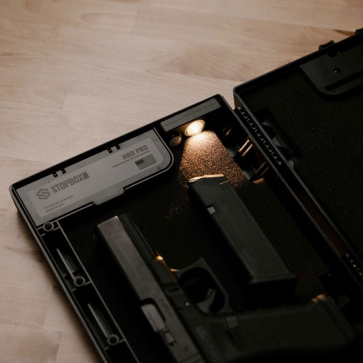 StopBox Motion-Activated Light Installed in StopBox PRO
