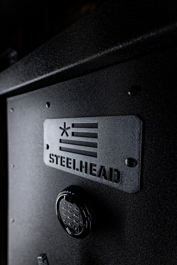 Steelhead Recon 32 Modular Gun Safe Logo and Digital Lock