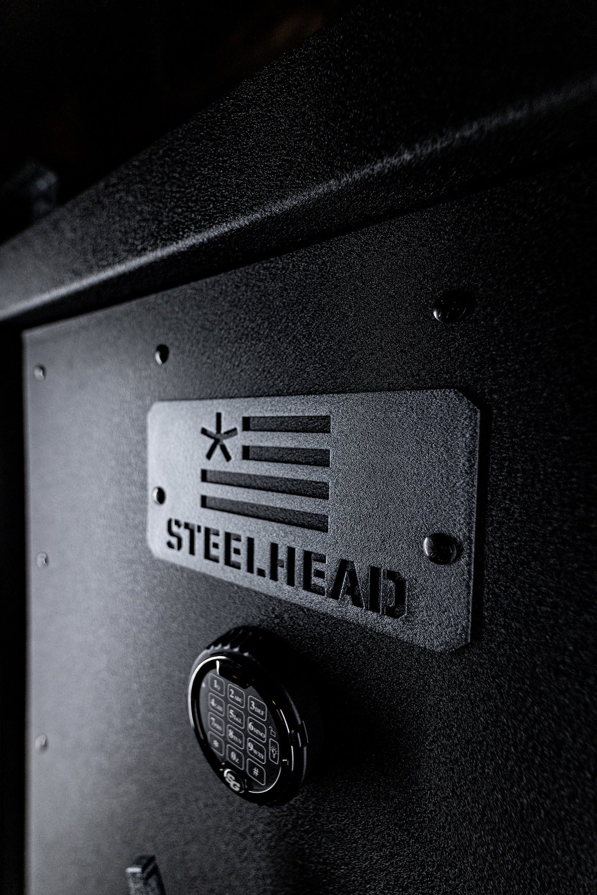 Steelhead Recon 38 Modular Gun Safe Logo and Digital Lock