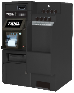Tidel TACC VI Cash Dispensing Safe (TACC 6) Side Angle with Mailbox Drop