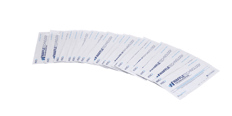 Tidel 644-107-035S Validator Cleaning Cards (20 Pack) — stack of Naffle Technology cleaning cards for validator maintenance