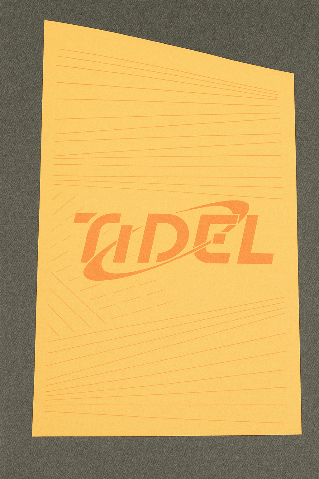 Tidel 201-3243-004S Manila Drop Envelopes Red