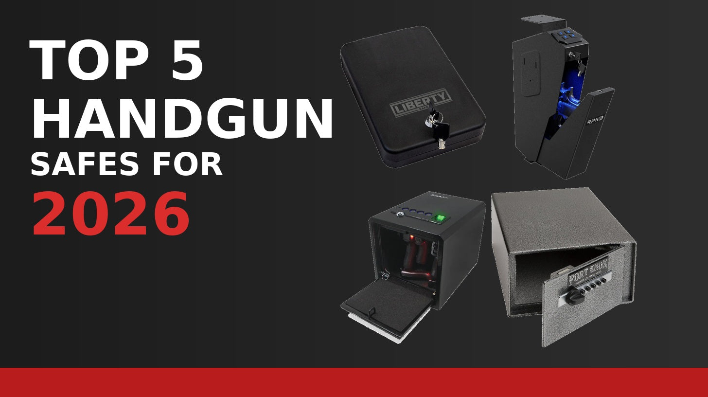 Top 5 Handgun Safes for 2026 Banner