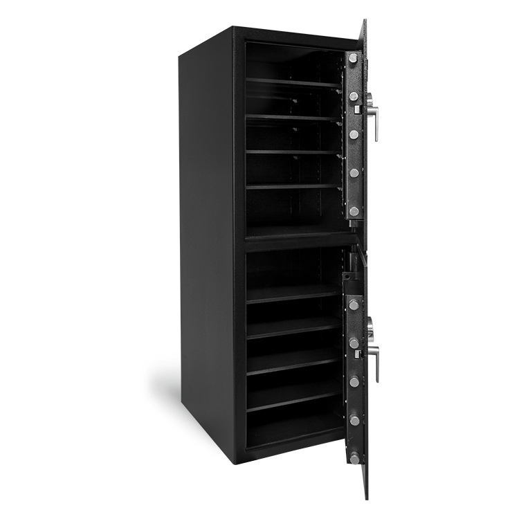 Pacific Safe UC722527TB Inventory Control Double Door B-Bate Burglary Safe Doors Open