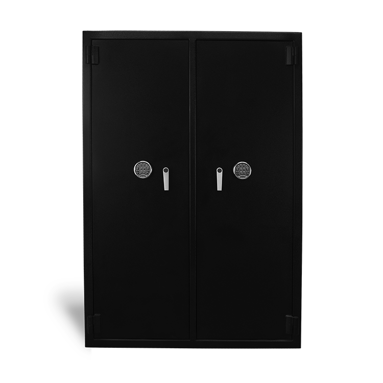 Pacific Safe UC724827LR Inventory Control Double Door B-Bate Burglary Safe Doors Closed Front