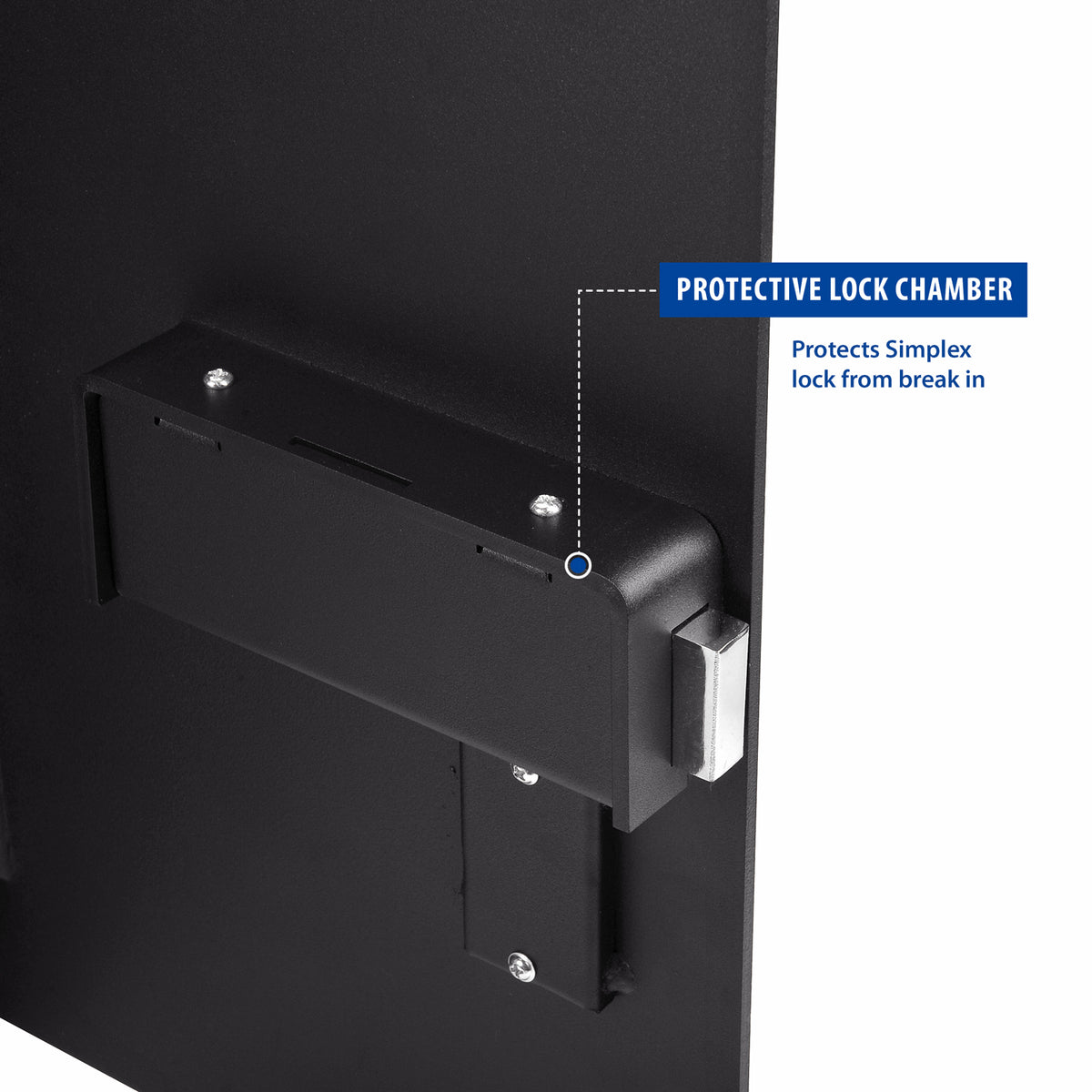 Viking VS-50SX Wide Large Handgun Safe with Simplex Lock Protective Lock Chamber