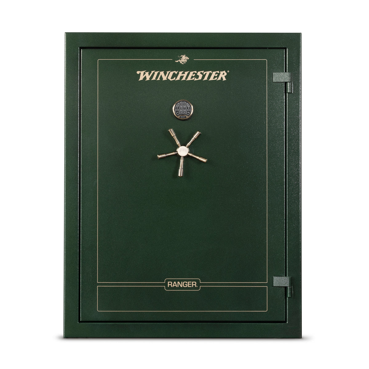 Winchester Ranger 42 Heritage Green Gun Safe with Retractable Utility Shelf and Antique Brass Hardware