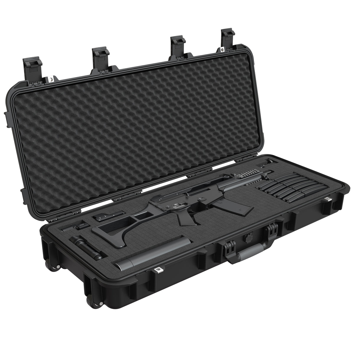 RPNB PP-11140 Weatherproof Hard Rifle Case with Customizable Foam Inse ...