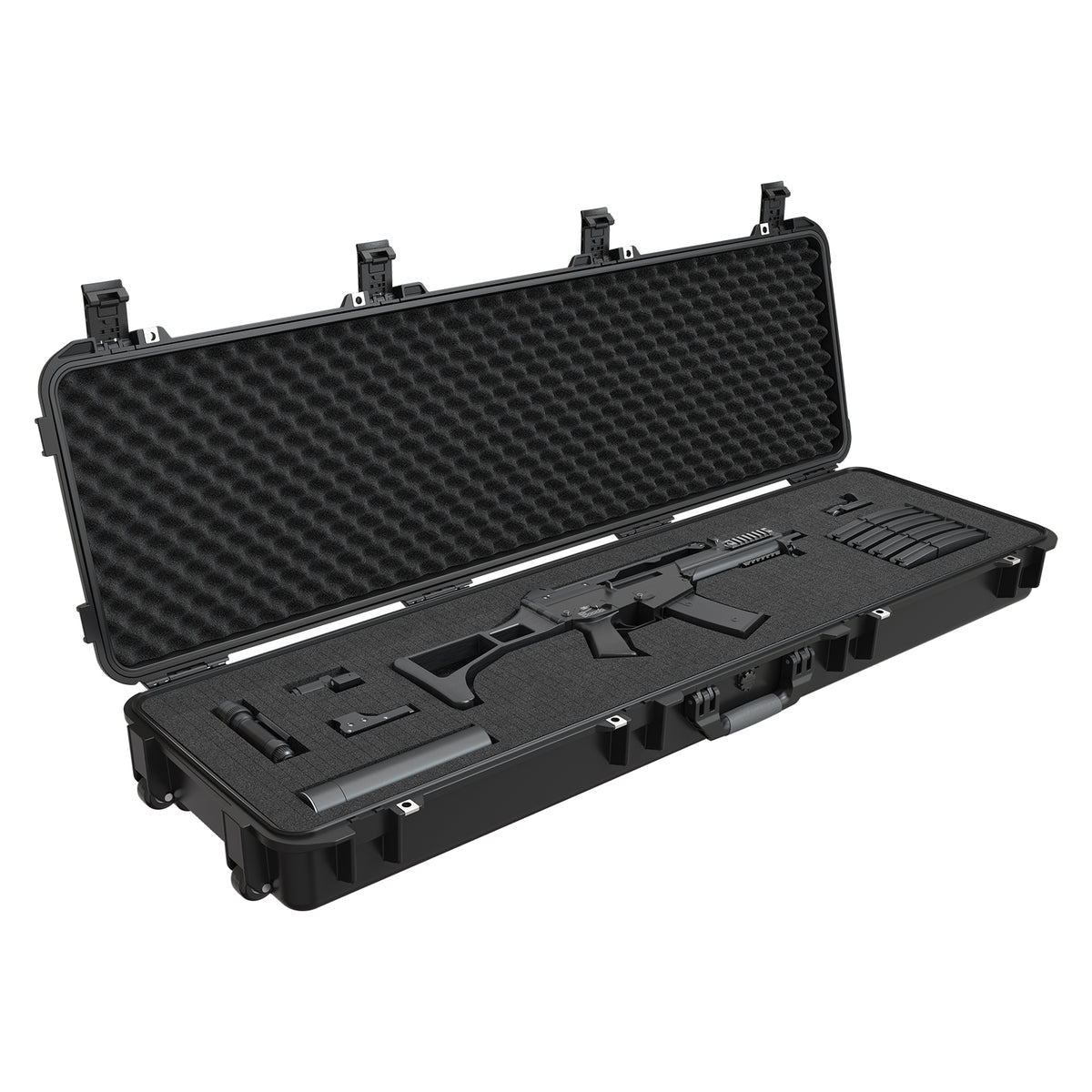 RPNB PP-12150 Weatherproof Hard Rifle Case with Customizable Foam Inse ...