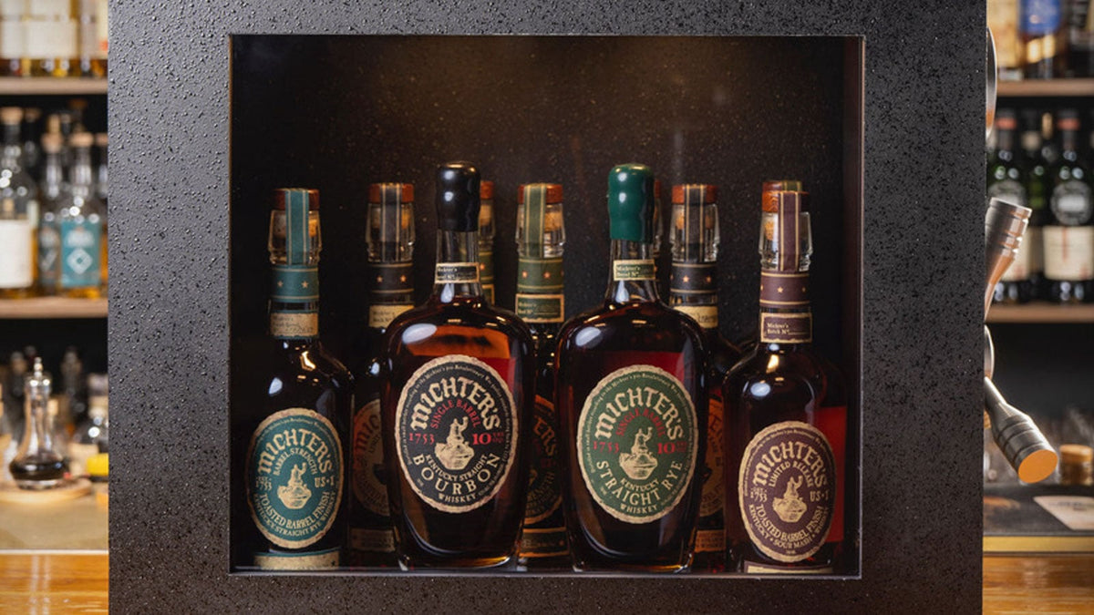 The Whiskey Vault Mini with Bottles