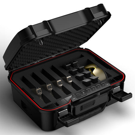 Vaultek Lifepod XTBi High Capacity Weather Resistant Biometric Firearm Case with Pluck Foam