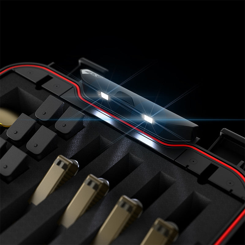 Vaultek Lifepod XTBi High Capacity Weather Resistant Biometric Firearm Case with Pluck Foam Internal Light