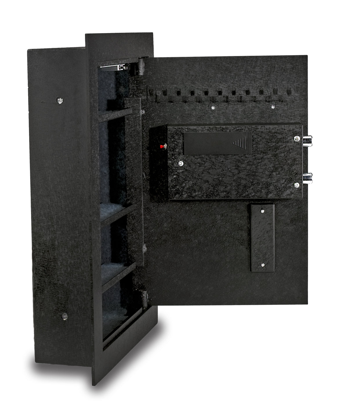 Viking VS-52BLX Hidden in Wall Safe Biometric Safe Door Open Side View