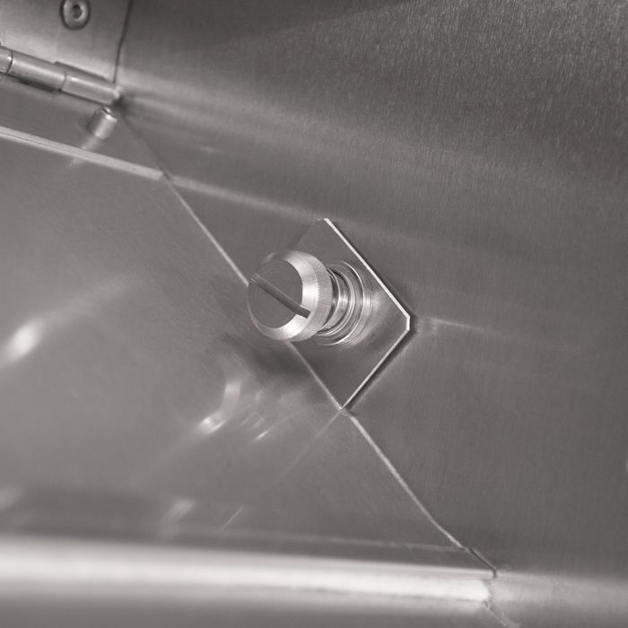 Kingsley 43-8105 Interior HallPass Through The Wall Thumbscrew Lock