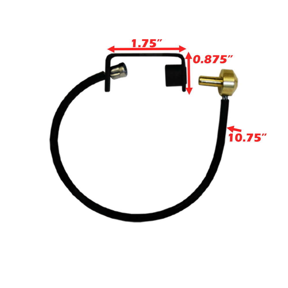 Hold Up Displays Security Lock - HD19 Dimensions