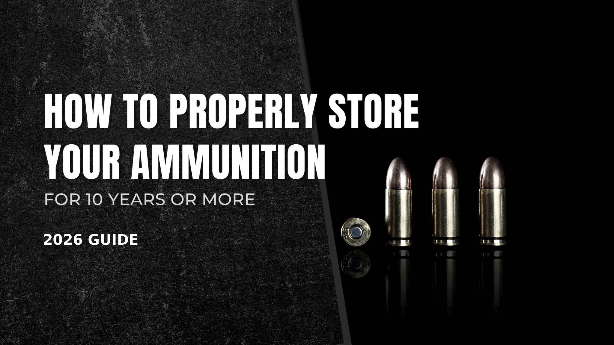 How to store ammunition for 10 years or more - 2026 guide