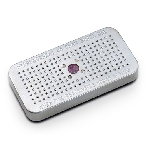 Hydrosorbent SG-40 Silica Desiccant Gel Mini Canister Purple Crystal
