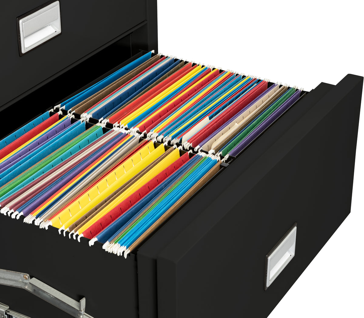 Phoenix Lateral 31 Drawer 2FB Black
