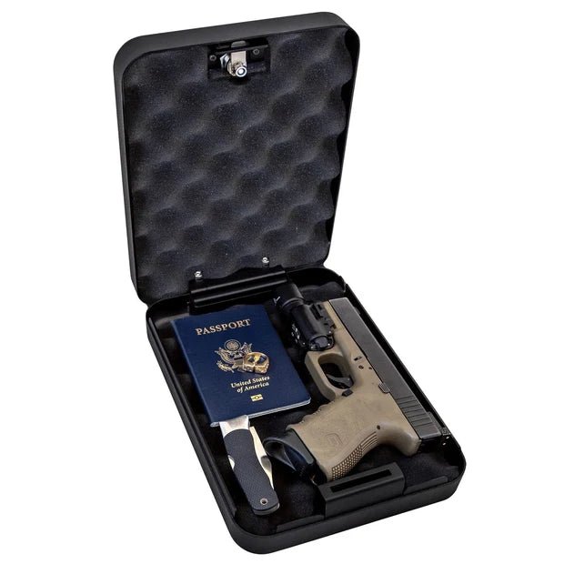 Liberty HDV-90 Key Handgun Vault Open