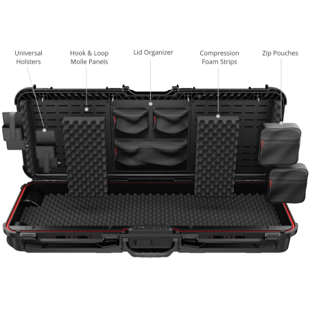 Vaultek LifePod XRC100i Plus Biometric Rifle Case Features
