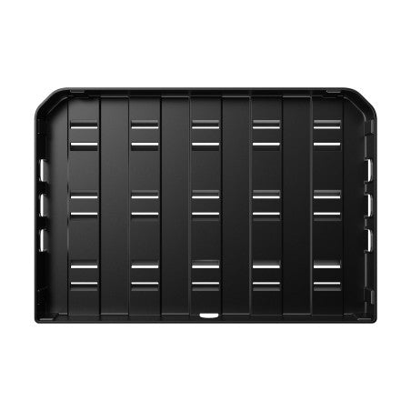 Vaultek XE-SK Range Kit drop-in tray top view showing 15 slots for handguns, magazines, and accessories
